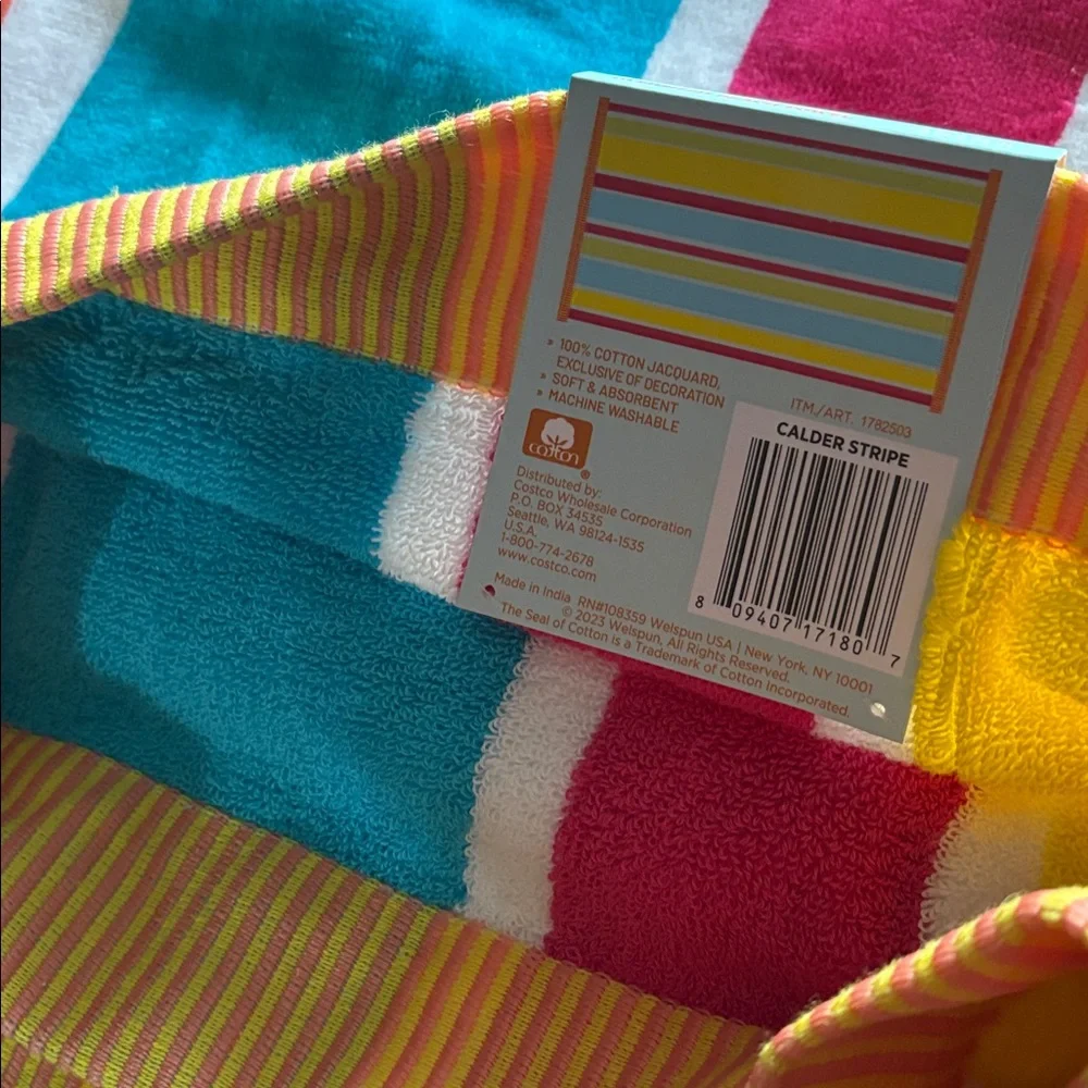Striped Beach Towel